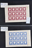 1880/81: 1 d. maroon wmk. CC upright and 3 d. pale dull ultramarine, ...