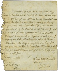 1655c.: Letter from "J. Jones" to the Attorney-General, Sir Richard ...