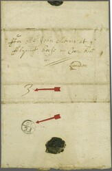 1664 (Feb 20): Entire letter from Gloucester to London addressed to ...