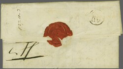 1785 (Aug 26): Entire letter from Boulogne to London struck with ...