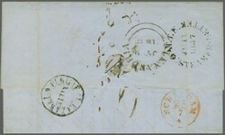 1847: Entire letter from Batavia to Schiedam, Netherlands endorsed "P ...