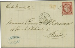 French PO's 1871/75: Cérès 80 c. carmine, a fine used example on ...