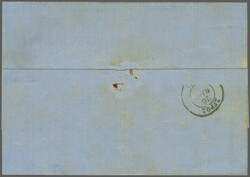 Greek PO's 1870: Cover from Alexandria to Syros struck on despatch ...