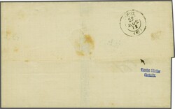 Greek PO's 1862/67: Greece 40 lepta rosy mauve on blued paper, ...