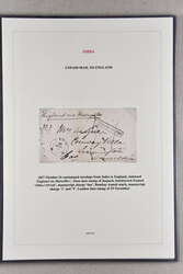 1857/1935: Covers/cards (10) with two fine 1857 covers to England ...