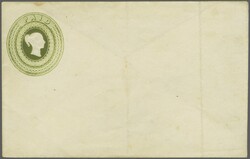 1840: Essay for a prepaid envelope by Charles Whiting, 128 x 81 mm., ...