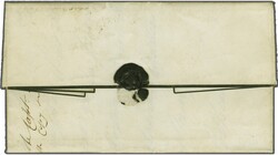 1840 (May 6): Prepaid entire letter from Westbury on Trym to Exeter, ...