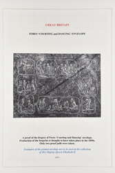 1840/90: 'Black Proof' of the Forgery of Fores 'Courting' envelope ...