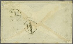 Second Afghan War 1873/80: 6 d. grey, plate 16, a used example on ...