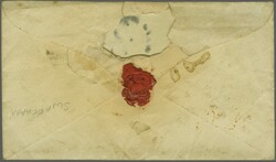 Crimean War 1854: Prepaid envelope to one Charles Montagu on board ...
