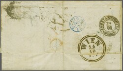 1857/76: 2 d. blue, pl. 9 and scarce 1862/64 9 d. straw, pl. 2 used ...