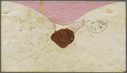 1860/67: 6 d. grey, a single example, a horizontal pair and a ...