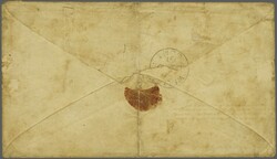 1861: Union Patriotic '1776-Flag' coloured envelope to England ...