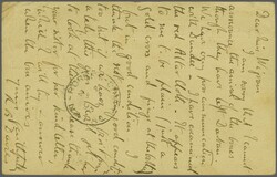 1895: Zululand 1 d. red postal stationery card, mailed by a ...