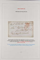 Duke of Wellington 1830/50: Collection on leaves (4 items) with 1830 ...