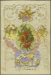 Valentine 1864/79: 1 d. red, plate 153, used on 1872 cover from ...