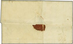 1829 (Sept 24): Unpaid entire letter from Cadiz to Wellington, ...