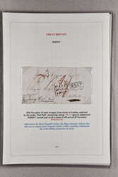 Jersey 1816/63: Selection of four items with 1816 entire letter to ...