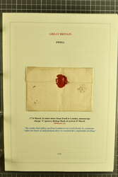 Early Postal History 1617/1798: Collection in two volumes (56 items) ...
