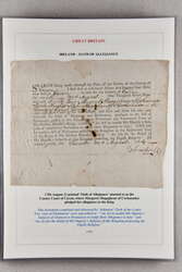 1784/1881: Collection on leaves with entire letter/covers/documents ...