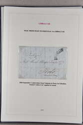 1788/1894: Collection on Exhibit leaves with entires/cards (13) incl. ...