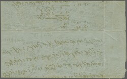 1854 (April 2): Entire letter from Cairo, southbound to Asyut and ...