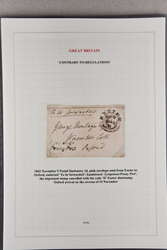 1 d. pink Postal Stationery 1874: 1 d. pink postal stationery, the ...