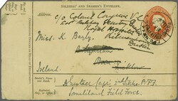 Third Expedition 1903: India 1 a. on 9 p. vermilion 'Soldiers' and ...