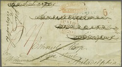 1820 (June 26): Prepaid entire letter from Broomfield to Wilmington, ...