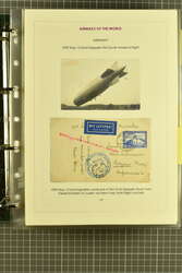 Zeppelin Mail 1928/38: Zeppelin collection in an album, incl. 67 ...