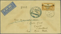 Balbo Transatlantic Mass Formation Flight 1933: '$ 4.50' on 75 c. ...