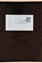 1884/85: Paris Pneumatic Post 50 c. letter-cards 'petit-bleu', three ...