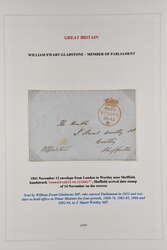 Prime Minister's 1841/82: Covers (3) from William Ewart Gladstone ...