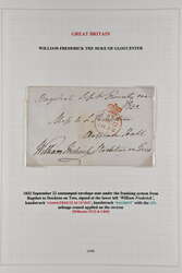 Royal Family Mail 1797/1941c.: Collection on leaves with entire ...