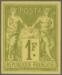 France & French Colonies 1877/80: Type Sage Proofs produced for the ...