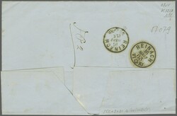 Beromünster: Strubel 20 Rp. gelblichorange in Kombination mit ...