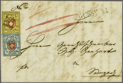 Ruswil: Rayon I hellblau, Stein B3: Type 18 l/u und Rayon II, Stein D ...