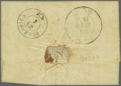 1853 (21. April): Rayon II, Stein D: Type 7 r/u, farbfr. und voll- ...