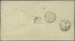 Vereinigte Staaten von Amerika: Strubel 40 Rp. grünlicholiv im senkr ...