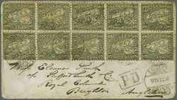 Grossbritannien: 1872: Sitzende Helvetia 3 Rp. schwarz im ...