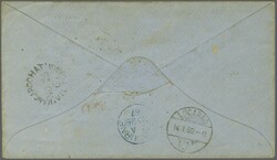 Australische Staaten, Victoria: 1867/73: Laureate 4 d. rosa und 6 d. ...