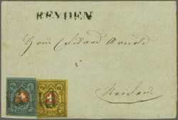 Reiden: Rayon I ohne Kreuzeinfassung: Type 34 zusammen mit Rayon II, ...