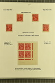 1914/18: Collection of 1 d. carmine-red choice items, including ...