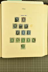 1867/1936: Collection on leaves hundreds primarily used stamps, ...
