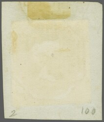 1847/54: Embossed 10 d. brown, a used example with good to very large ...