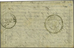 1870 (Nov 28): Entire letter with printed endorsement 'Par Ballon ...
