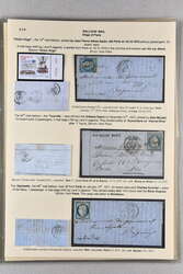 1870/71: Ballon Monté collection, with flown items (13) mostly ...