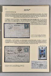 1870/71: Ballon Monté collection, with flown items (13) mostly ...