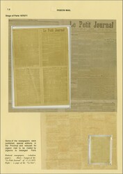 Pigeongram 1870: Two examples of Paris Siege Journals reduced and ...