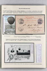 1891-1913: Collection of early Balloon voyages, shows and races, ...